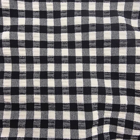 Andie Swim Womans size S The Cheeky Bikini Bottom in Black & White Gingham NEW - Picture 4 of 8